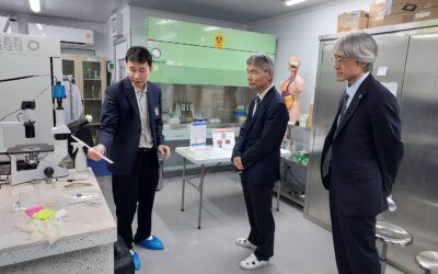 Laboratory visitation by Executives from Tokyo Institute of Technology